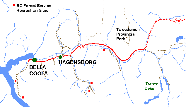 Bella Coola Map