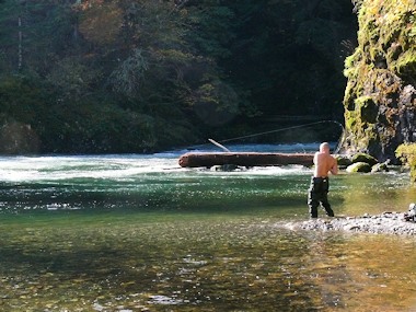 Fishing the Stamp River